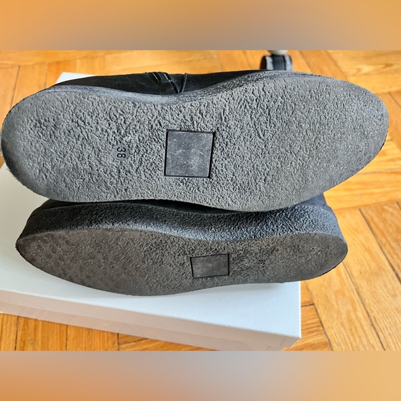 Fantastic pair of La Canadienne boots, internal wedge, black/shearling, sz. 38/8 - Picture 9 of 11